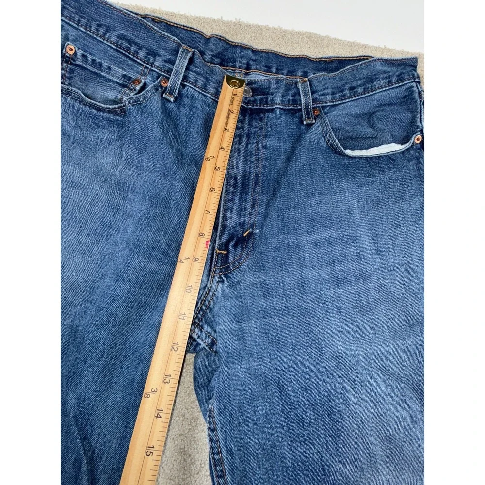 Levi's 550 Jeans Mens 38x32 Blue Denim Cotton‎ Preppy Straight Leg Everyday Wear